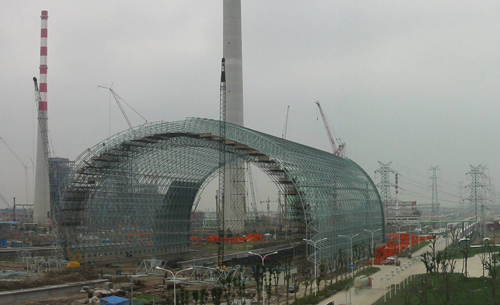 湖北發電廠球形網架