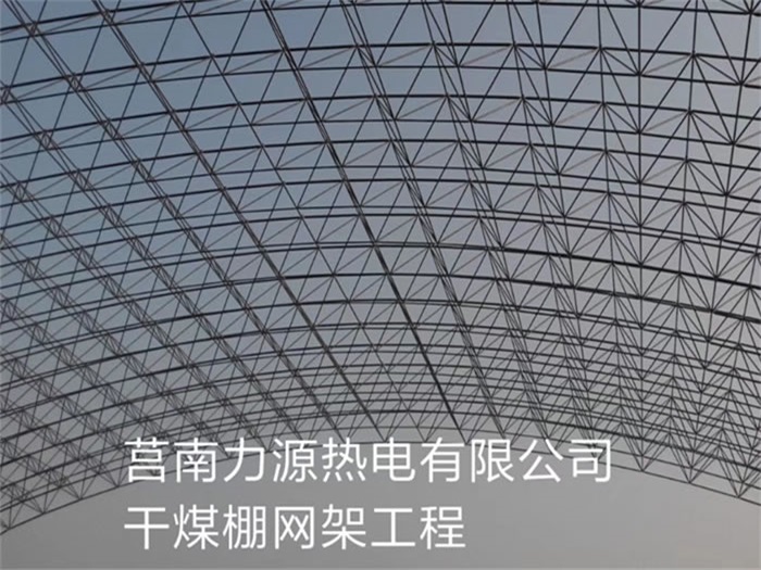 棗莊莒南力源熱電有限公司干煤棚網(wǎng)架工程